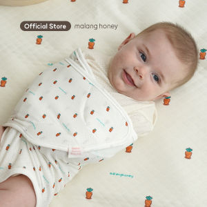 [Malang Honey] Khăn Quấn Bé 100% hữu cơ Hàn Quốc Loại Basic dành cho bé sơ sinh - Lưới thật (Xuân Hạ Thu)