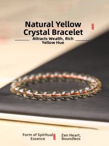 SIFUYUAN | Wealth Attraction Natural Yellow Crystal Bracelet