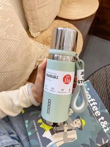 Dodge ของแท้ 630 ml ขวดน้ำมีหูหิ้ว กระบอกน้ำร้อง-เย็น กระติกน้ำสแตนเลส 316 ขนาด กระบอกน้ำเก็บอุณหภูมิ สแตนเลส 316