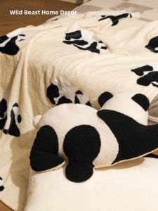 T-B-H | Dual Use Pillow Blanket Flannel Car Use