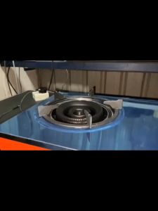 CHELSTAR CGC-889K Double Burner Gas Stove | High Pressure Cast Iron Burners | Stainless Steel Body