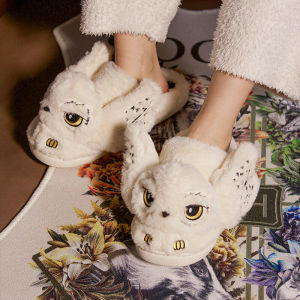 Dép Lê Người Lớn Lông Nhung Haidewei Dòng Harry Potter Học Đường Hàng Chính Hãng Warner Mùa Thu Đông Giữ Ấm Đáng Yêu Dày