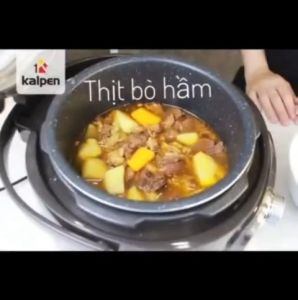 Nồi áp suất điện Kalpen P1- 25L  Nồi áp suất lòng nhôm chống dính vân đá cao cấpCông nghệ Đức - Lỗi Đổi Mới