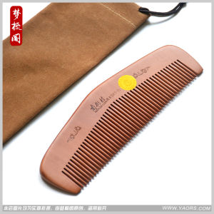 Natural Peach Wood Comb Anti-Static Large Size Massage for Long Hair Anti-Hair Loss Traditional Japanese Style Hair Care Tool