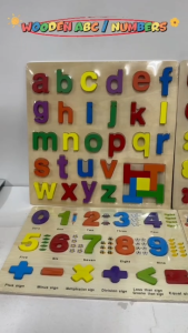 Magnetic Kids Alphabet Letter Numbers For Whiteboard Wooden Kids Alphabet Numbers Educational Puzzle Toys *READY STOCK*