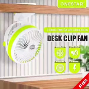 Electric Fan Clip Fan Mini Fan Rechargeable Portable USB Desk Fan Multifunctional Handheld Home Fan