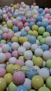 OLLYKIDS MANDI BOLA ANAK BAYI WARNA PASTEL 25pcs 50pcs 100pcs BAHAN AMAN UNTUK BAYI ANAK