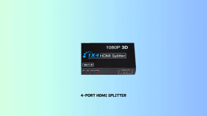 4 Port HDMI Splitter Distributor Support 4K V1.4 HDMI Standard comes with 5V 1A DC Adaptor Adapter HDMIS4