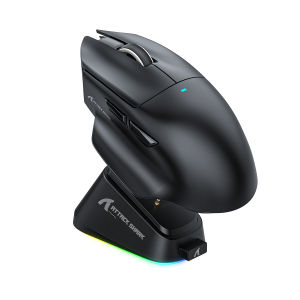 ATTACK SHARK | Attack Shark V6 Tri-Mode Wireless Gaming Mouse 65g UltraLight PAW3311 Sensor RGB Magnetic Charging Dock1000Hz 500mAh Battery