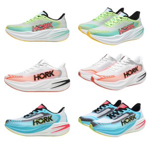 Giày Chạy Bộ Nam Có Đế Carbon Chất Liệu Lưới Thoáng Khí Kiểu Dáng Thể Thao Đế Dày Lót EVA Thoải Mái Sử Dụng Quanh Năm Mặt Trên Bằng Lưới