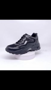 FIURI - PRO ATT - LDN 510 33-40 FULL HITAM - SNEAKERS BERTALI KANVAS SOL KARET PEREMPUAN - SEPATU KETS TRENDY WANITA DEWASA - SEPATU CASUAL KERJA KULIAH SEKOLAH SD SMP SMA BERTALI CEWEK MURAH PROMO DISKON BONUS KAOS KAKI