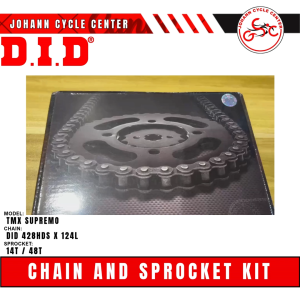 DID EDP Chain and Sprocket Set for TMX Supremo DID 428HDSx124L 14T/48T 14X48X428HX124L