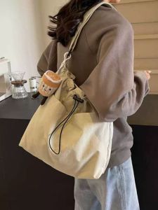 Casual Big Bag Womens 2024 New Arrival Fashion Cloth Bag Shoulder Bag Large Capacity Totes Class Work Clothing Messenger Bag