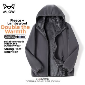 MiiOW | Thermal Lined Mens Jacket Fluffy Lamb Fleece