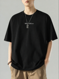 Wood soon | Vintage Deconstructed Short Sleeve T-shirt Summer Letters Loose