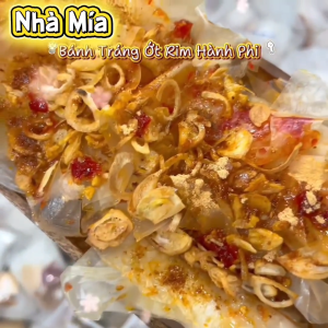 Combo 2 Bịch Bánh Tráng Phơi Sương Tây Ninh Muối Nhuyễn Ớt Rim & Me Cay Ăn Liền Nhà Mẹ Mía