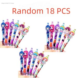 Hasbro | New Anime black gel pen Acrylic Sheet Retractable Gel Pen Student Stationery Signature Pen a reward for students