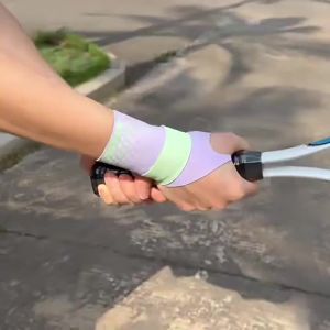 Lightweight Summer Thin Breathable Compression Double Wrap Wrist Fixing Guard for Badminton Tennis and Sports Hand Protection