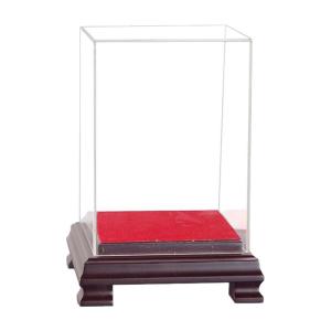 Acrylic Dustproof Cover Organic Glass Display Base Statue Model Holder High Transparency Altar Decorative Accessories
