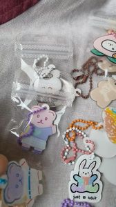 Bestella💗COD Gantungan Kunci Kartun Lucu Korea & Akrilik Liontin Tas Anak