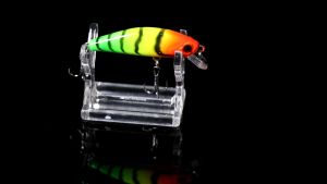5pcs Boxxed Fishing Lure Sinking Minnow 6.5g/5cm Long Throw Lure Hard Bait Minnow 3D Eyes Laser Trolling Plastic Buzz Bait Lure With 2 Trible Hook
