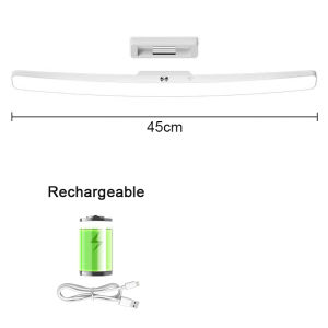 Desk Lamp Hanging Magnetic Table Lamp Led Usb Rechargeable Stepless Dimming Cabinet Closet Wardrobe Night Light