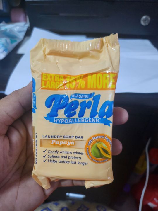 PERLA HYPOALLERGENIC SOAP BAR PAPAYA Lazada PH