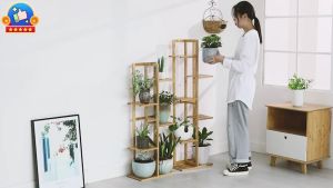 Free Shipping🔥Flower Pot Stand with Wheels Plant rack flower rack Garden Rack Flower rack Potted Plant Stand Shelf Balcony Flower Stand