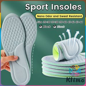 Klimo Cotton Insoles for Shoes Deodorization Sweat Absorption Insert Sport Shoes Running Pads