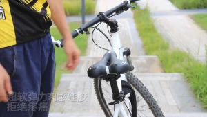 【จัดส่งฟรี】จักรยานอานเจล จักรยานเสือภูเขาที่นั่งจักรยานนุ่มสบายเบาะรองนั่งจักรยานออกกำลังกายอานสำหรับผู้ชายและผู้หญิง เจลไขมันเทียมความหนาแน่นสูง ฟองน้ำยืดหยุ่นสูงภายใน สะดวกสบายมาก