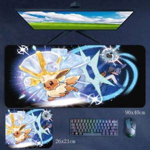 Potdemiel | Premium Anime Mouse Pad Pokémon Pikachu Gengar Rubber Wrist Mouse Pad Boys Gaming Mouse Pad Large Size Stain Resistant Table Mat