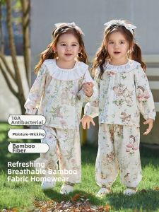 wellber | Air Conditioner Friendly Bamboo Cotton Girl Sleepwear Set