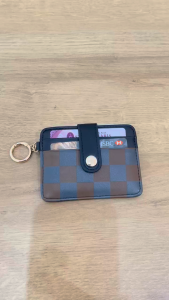 Baellerry K9300 Dompet Kartu Gantungan Kunci PU Leather Cantik Muat Cash Lipat & Banyak Kartu