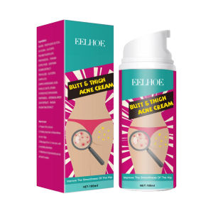 Eelhoe Acne Treatment Cream Buttock Thigh Back Spot Clearing Reduce Acne Pimples Lighten Acne Marks Brighten Smooth Hip Care Cream Body Acne Whitening Cream Emulsions Acne Clearing Spot Treatment Lotion Skin Care