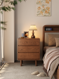 DONGMU | Simplified Solid Wood Bedside Table