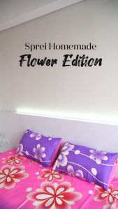Sprei Homemade Ukuran 180x200 Corak Bunga