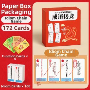 STARRY ARK | Educational Knowledge Cards Chinese Idiom Matching Playing Cards for Children