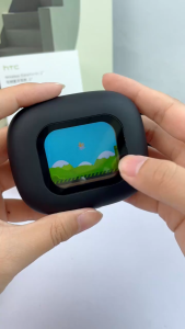 2025 HTC NE27 AI Translation Headset Real-Time Translation Bluetooth 6.0 LED Touch Screen Noise Cancelling Mic