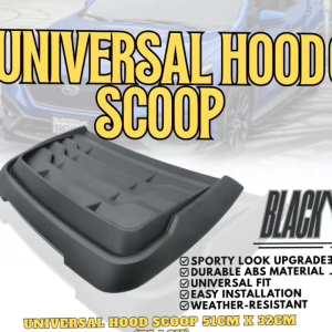 GECA UNIVERSAL CAR AIR FLOW INTAKE BLACK (12189)