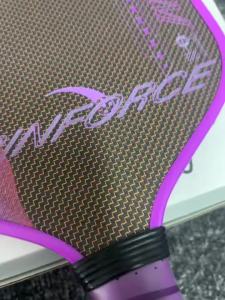 KIRINFORCE Titanium Wire Carbon Pickleball Paddle Grit Surface Large Sweet Spot Lightweight Precise Control Vibration Absorbing