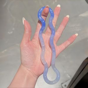 Deformable Gradient Silicone Rope Fidget Toy Stress Relief Deformation Knot Toy Fun Educational Antiestrés Juguetes