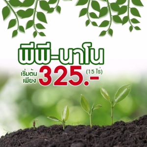 พีพี-นาโนชุด15ไร่ เขียวไว โตไว เพิ่มผลผลิต ลดต้นทุน