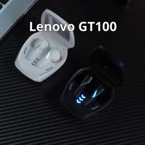 Lenovo | Lenovo GT100 True Bluetooth 6.0 Earphones Esports Gaming Wireless Headphone Low Latency HiFi Sound Music Earbuds Long Endurance