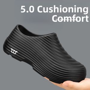 SHENGPAIGEZU | Waterproof Slip Resistant Oil Repellent Chef Shoes Summer Work Safety Shoes