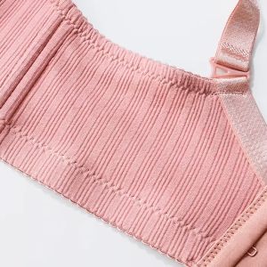 Plus Size Bra Menyusu Mother Breastfeeding Bra Women Maternity Nursing Bra Front Open Button Soft Cotton Breastfeeding Nursing Maternity Pregnant Sleep Bra