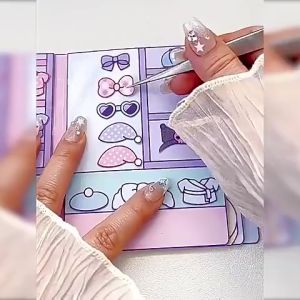 หนังสือทำมือของเล่น หนังสือเงียบ DIY SANRIO คุโรมิ ปอมปอม ชินจัง ร้านเครป