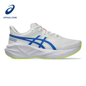 ASICS Women NOVABLAST 5 ATC Running Shoes in White/Tuna Blue