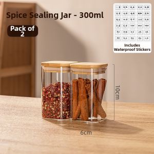 ZHIFAN | Food Grade Borosilicate Glass Spice Container