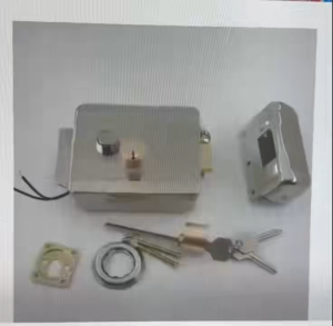 Smart Electric Gate Lock Metallic Secure Electric Door Lock Access Control System for Home Apartment Warehouse Office