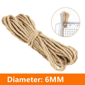 4-8mm Natural Jute Rope Vintage Jute Rope Used for Crafts Gift Packaging Gardening Wedding and Home Decoration DIY